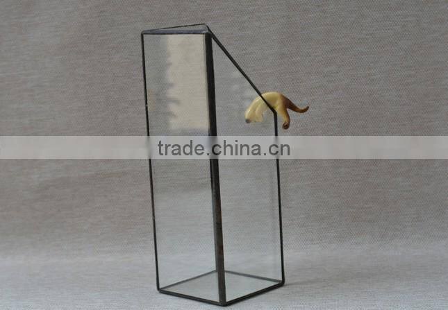 Home DIY decor micro landscape clear terrarium geometric glass greenhouse