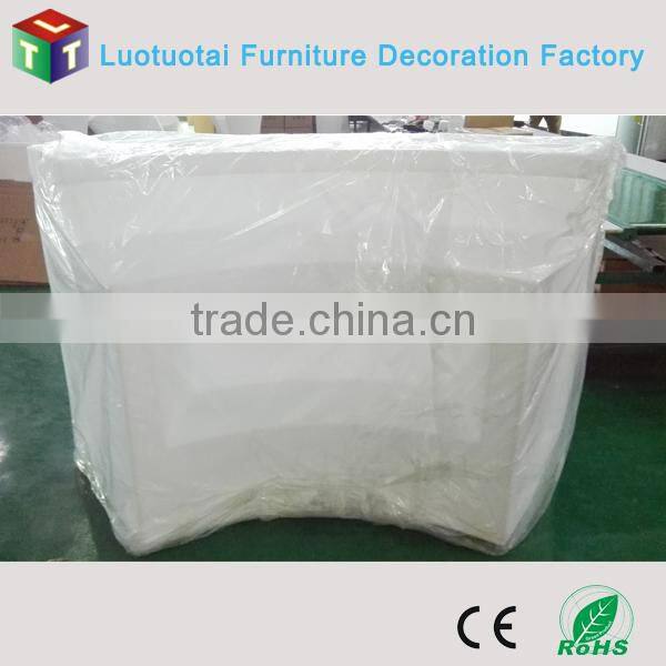 Illuminated furniture/led furniture remote control color change led round bar counter