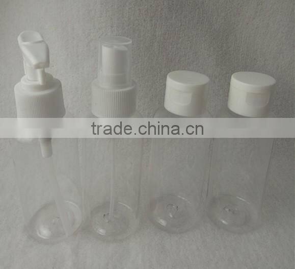 4pcs travel bottle set plastic travel bottle kit color cheap travel bottle set
