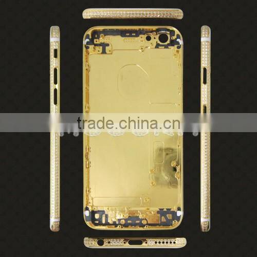 For iPhone 6s/6splus gold housing back cover replacement for iPhone6S,for iphone 6s gold housing