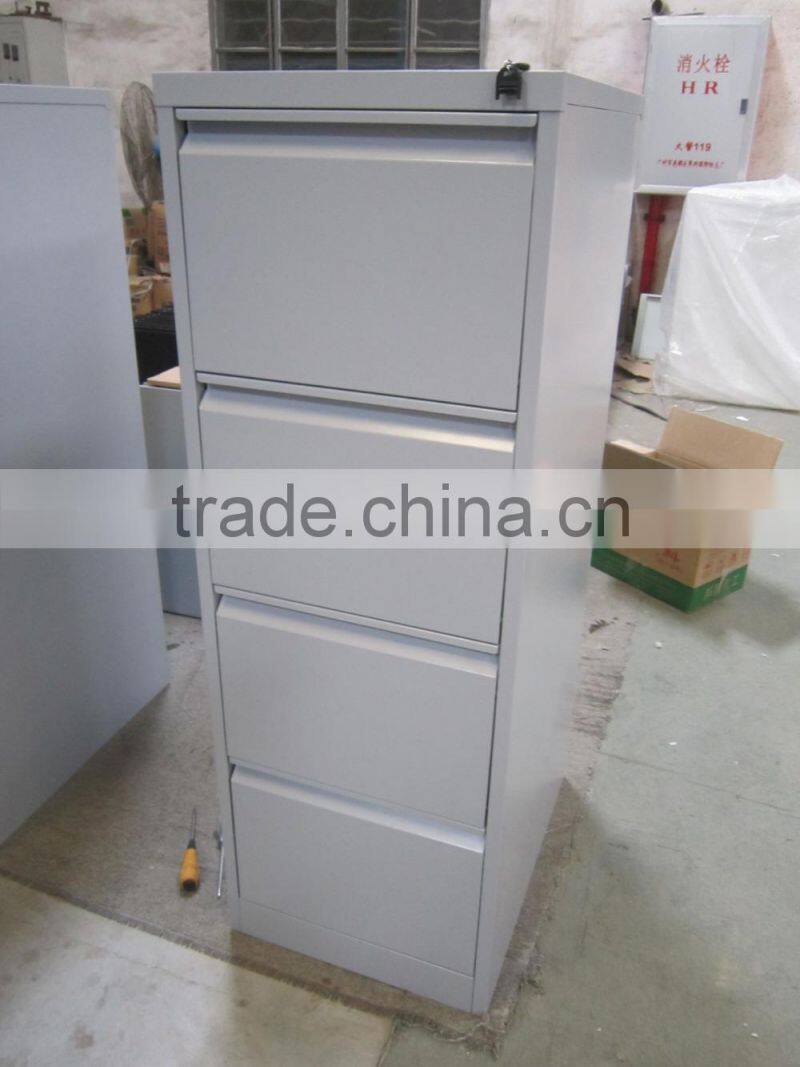 steel metal 4 drawer vertical filing cabinet file box A4 hanging cabinet