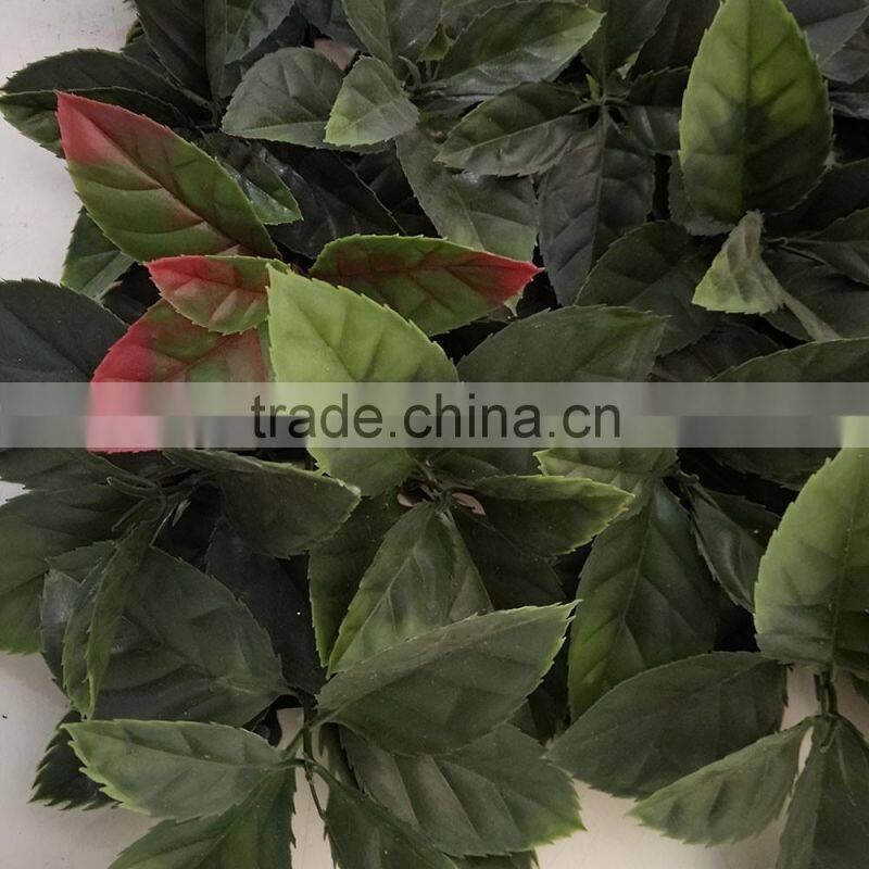 decorative orange leaf garden artificial grass fence