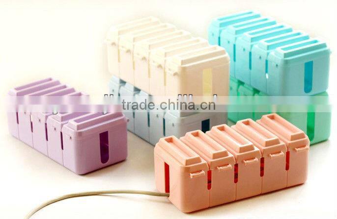 Supply Creative chocolate power supply plug wire seat storage box