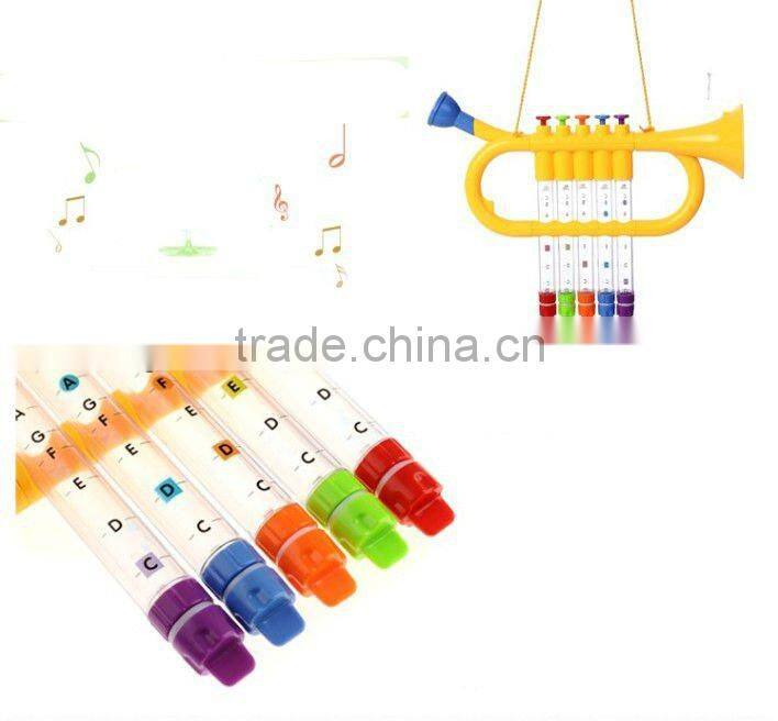 Supply fashion kids toys plastic horn mix wholesale