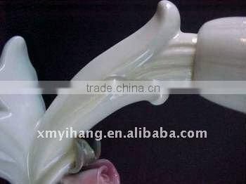 ceramic rose design wedding candelabra