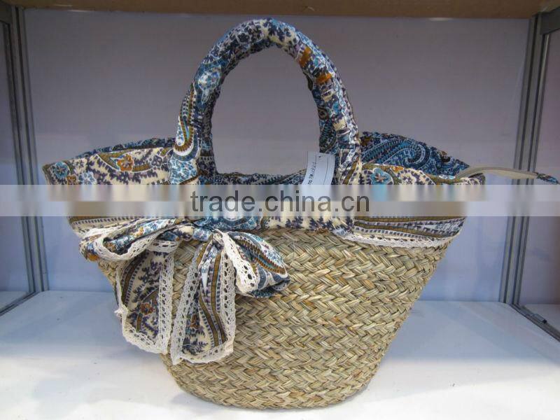 new style natural seagrass handmade bag