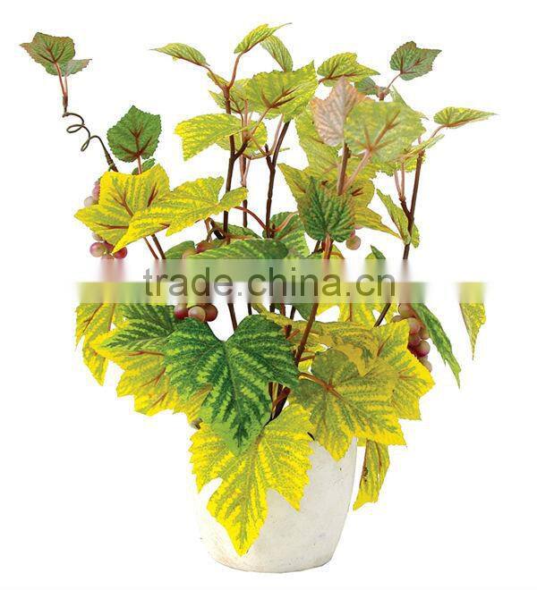 artificial 43cm arenaceous basin orchids bonsai HP606 ( plant bonsai flower / tree of DESTE )