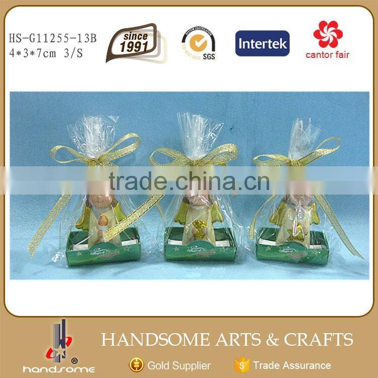 7cm Handmade Resin Christmas Decoration Holiday Gift Spirit Ornaments