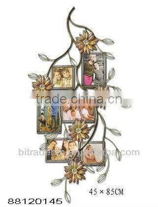 metal sweetheart photo frame for wedding decoration