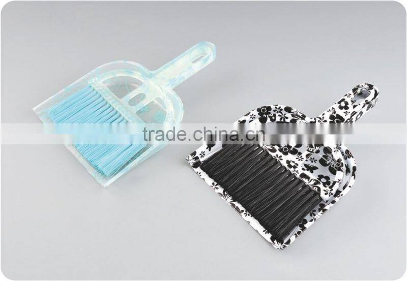 plastic folding broom and dustpan set
