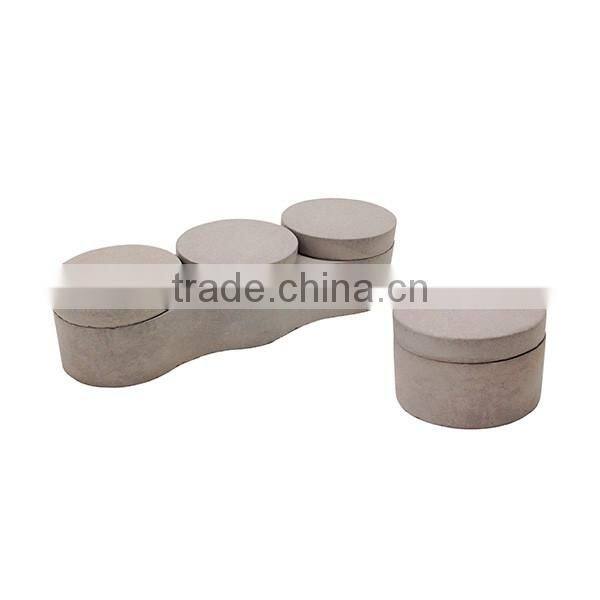 concrete kitchen accessories Concrete Salt Cellar with cement Lid