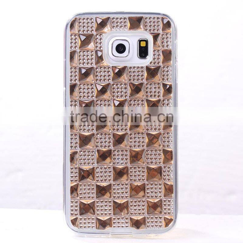New products diamond phone case for Samsung s6/s6 edge