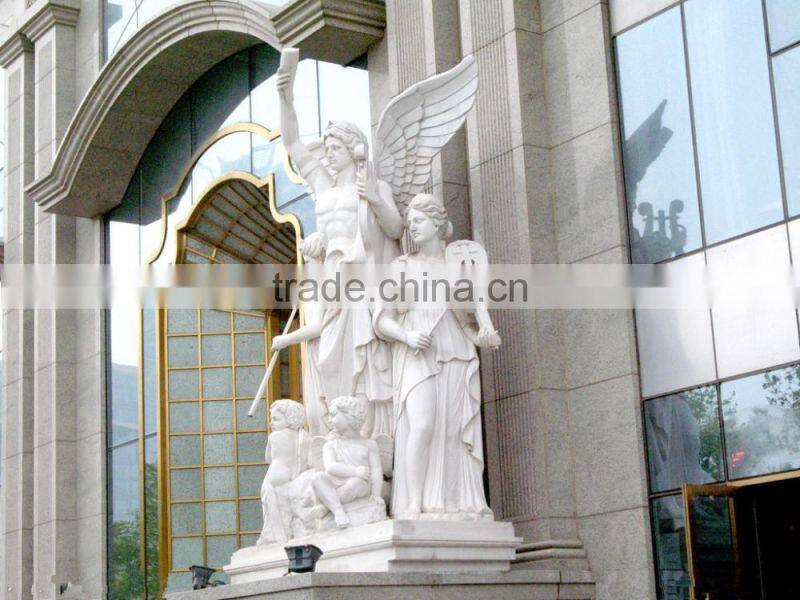 New design modern lawn decoration male angel statues