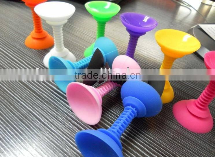wholesales fashional double side silicone sucker, silicon phone ball sucker, silicone sucking phone stand/cell phone accessory