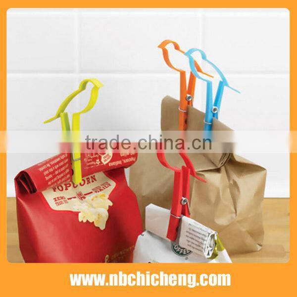 Portable Bird shape Plastic Clip for Bag