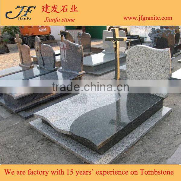 Cheap tombstone gray granite memorial bench bench tombstone