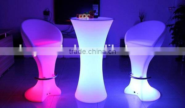 new style night club glowing furniture led illuminated bar stool parts