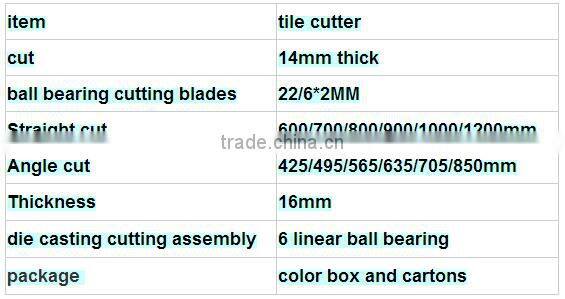Environmental protection heavy duty hand tile cutter