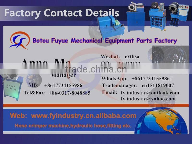 FY91H 1/8" to 2" 4SP electric machine hydraulic hose pressing machine