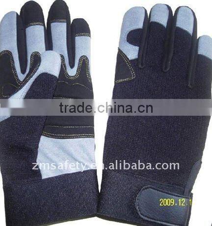 Highly abrasion resistant safety mechanic sport gloves ZM894-H