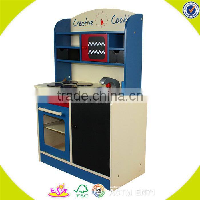 wholesale kids wooden miniature toy kitchen play set W10C114