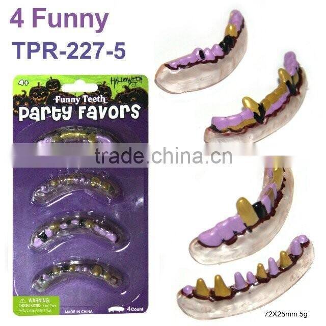 New Designed Colorful Funny Teeth for Party/Halloween Teeth Toys