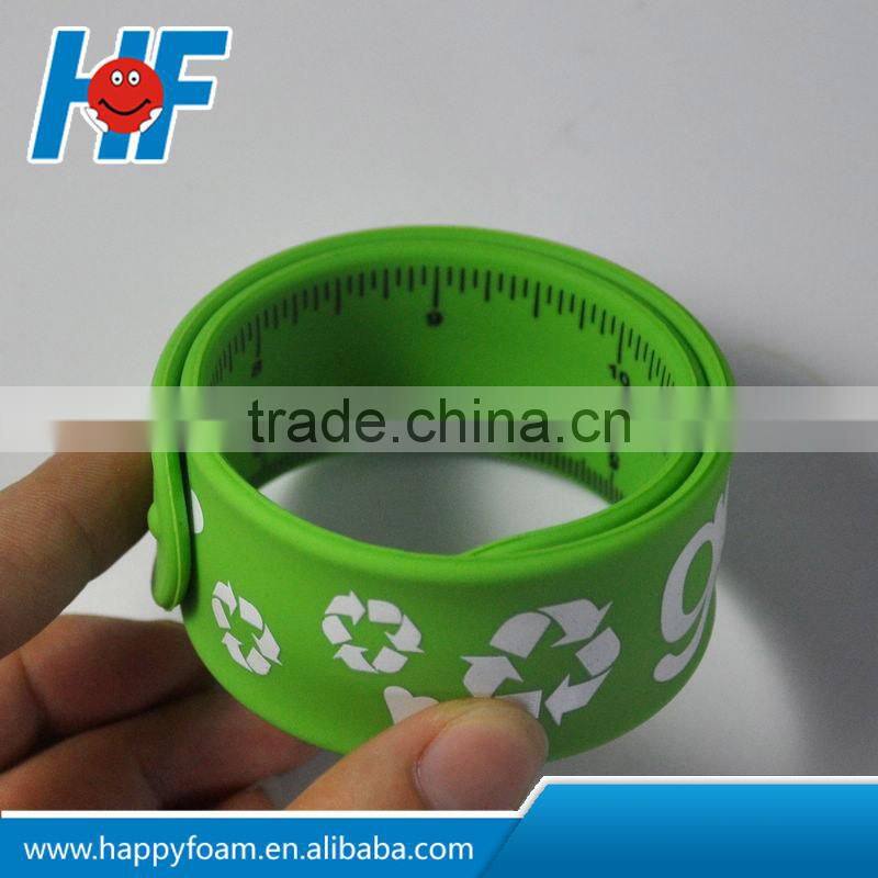 silicone slap bracelet