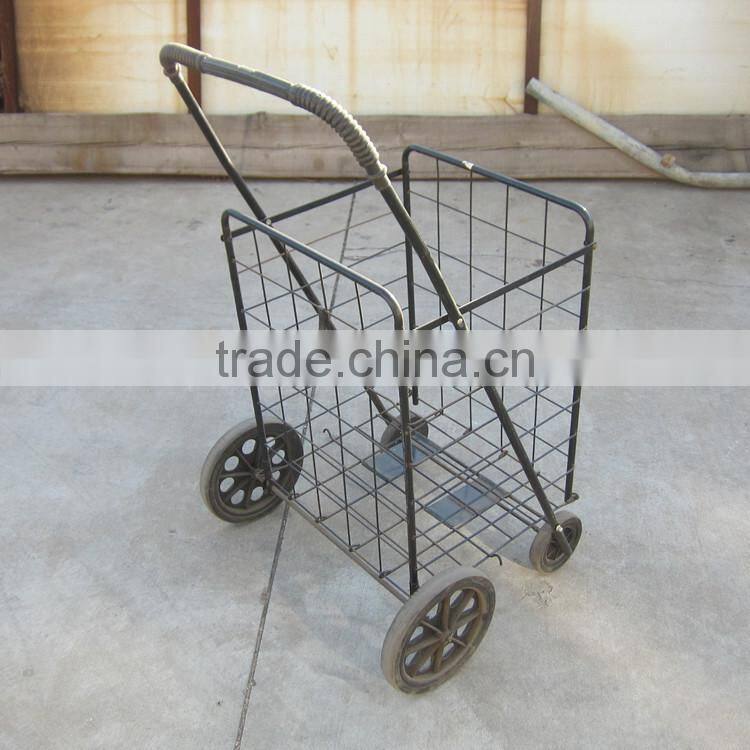 steel lightweight foldable portable shop cart