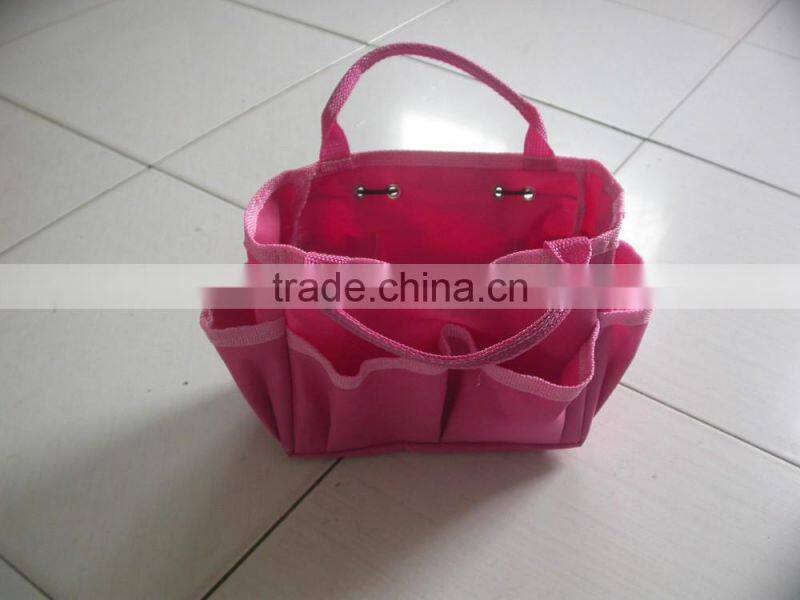 Strong canvas fabric children garden tools bag
