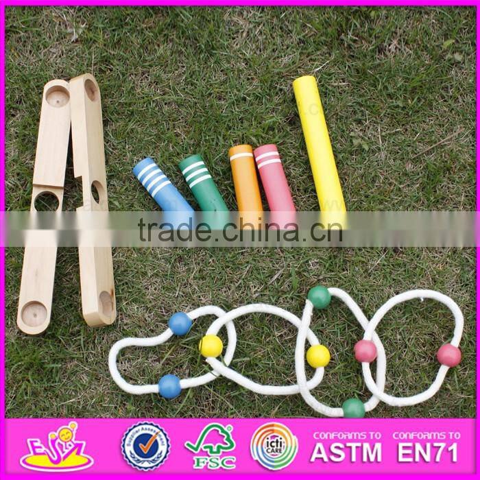 2016 hot sale baby wooden ring toss,top fashion kids wooden ring toss,high quality children wooden ring toss W01A162