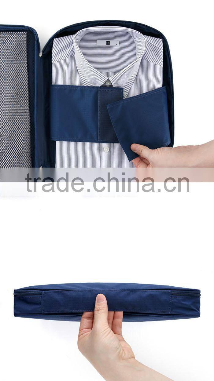 Business travel shirts storage bag for men