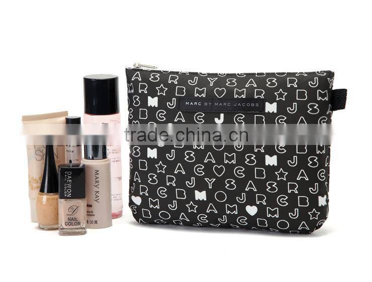 Dyed cotton travel coin purse cosmetic pouch small makeup purse