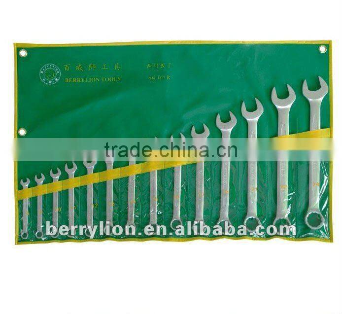 Berrylion 8pcs Combination Wrench Set 8-24mm Combination Spanner Set