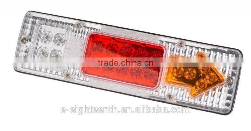 2016 new 12V 24V LED light Rear Turn Signal Truck Trailer Caravan Led Trailer Tail Lights Stop Rear Tail Indicator Light