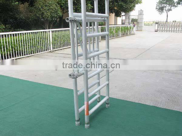 Aluminum working platform, Aluminium Mobile Scaffold Tower Work Platform