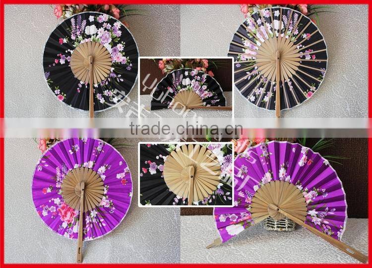 2015 creative bamboo folding crafts fan