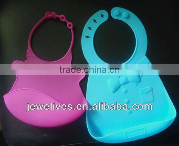 Waterproof kids silicone baby bib with pocket,custom wholesale baby bibs waterproof