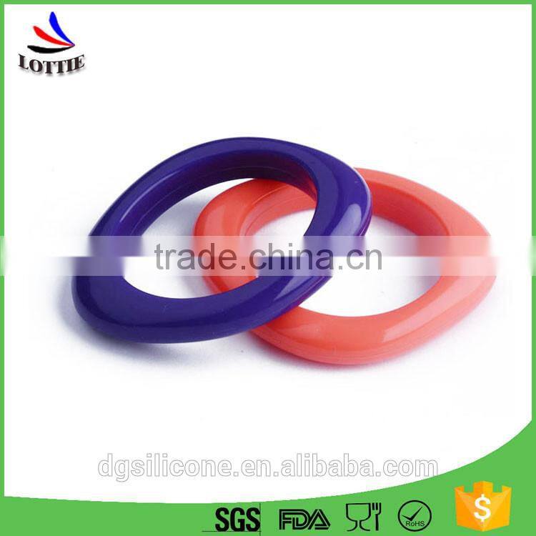 China manufacturer BPA Free silicone wristbands 100% food grade silicone wrist band