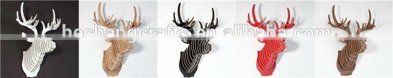 luxurious DIY christmas gifts,3D wooden deer head