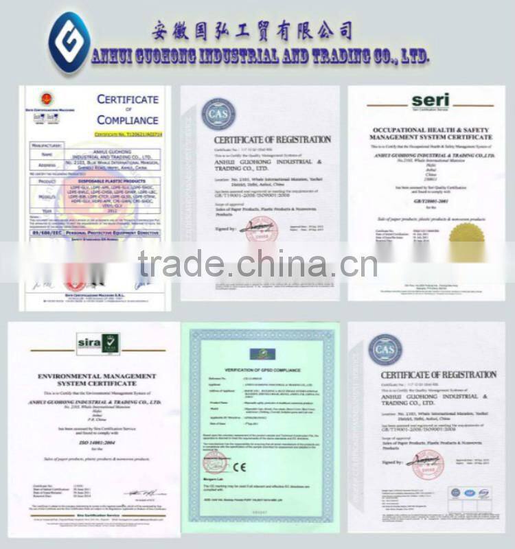 High quality clear LDPE shower caps