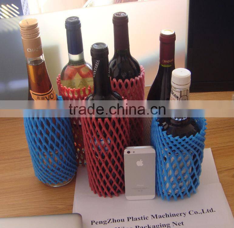 epe foam sleeve packing net for wine bottles