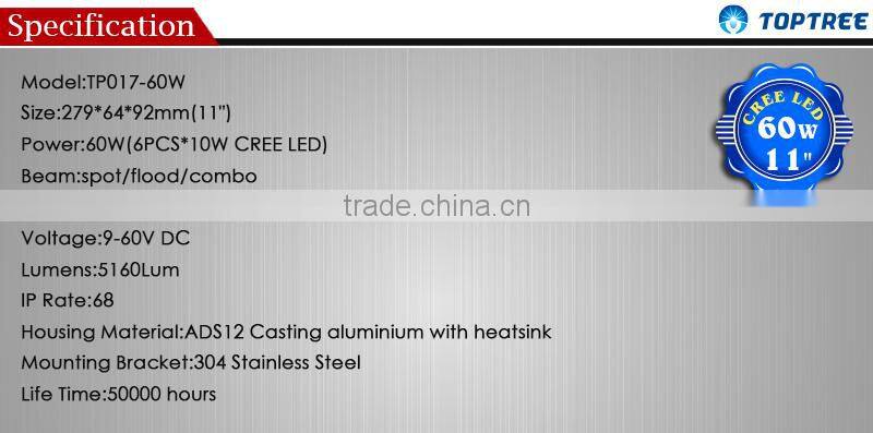 60w best cheap led light bar truck off road lights light bars on trucks