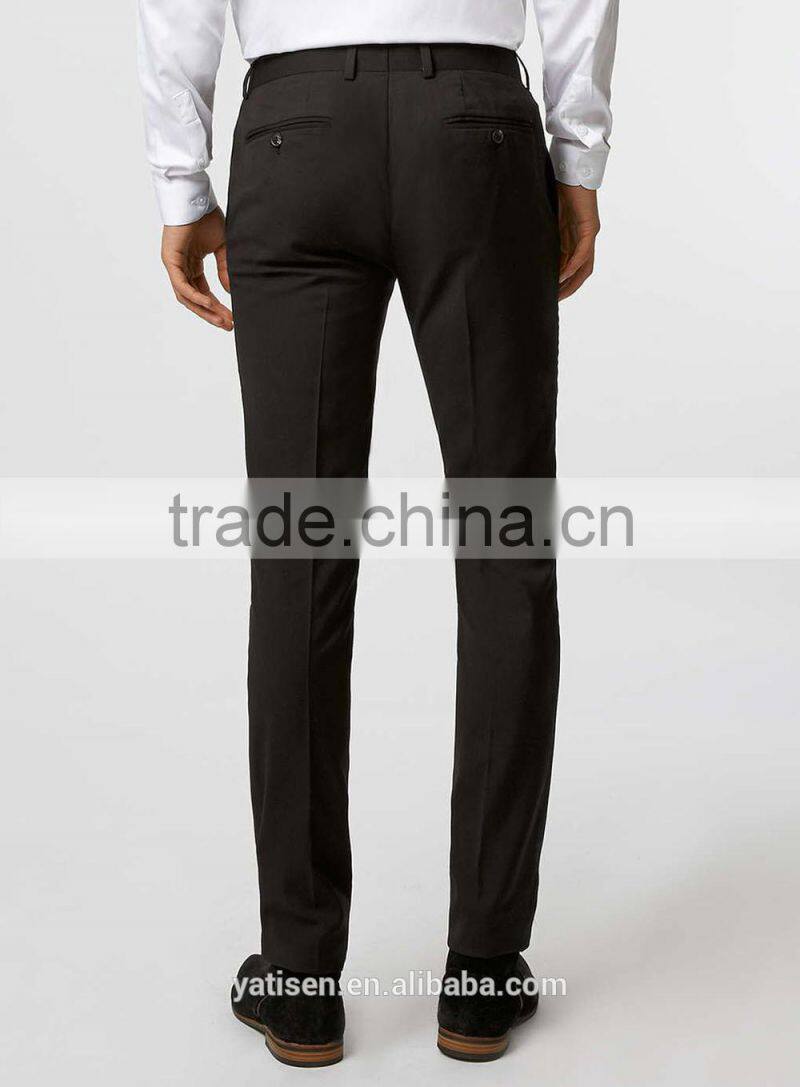men's Black Ultra Skinny Suit Trousers 2015 mens formal dress pants trousers in bulk