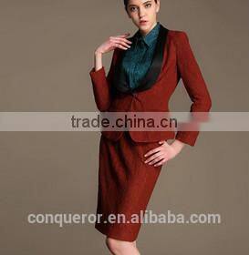 new design ladies black skirt formal suits WMSU20150011