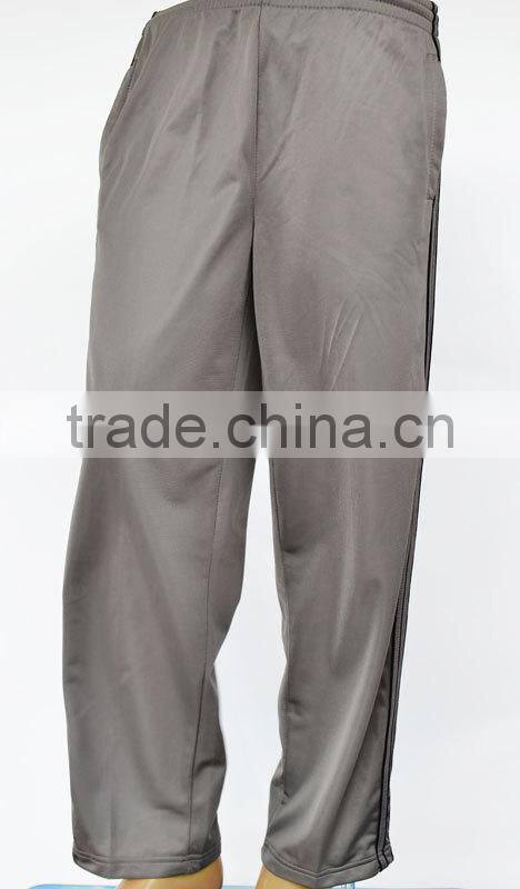 Boy's and kid's leisure trousers by factory 200G polytricot pants with stripe