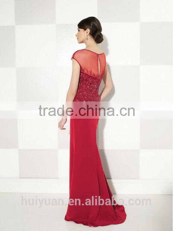 red satin beaded cap sleeve bridal dress bridal gowns
