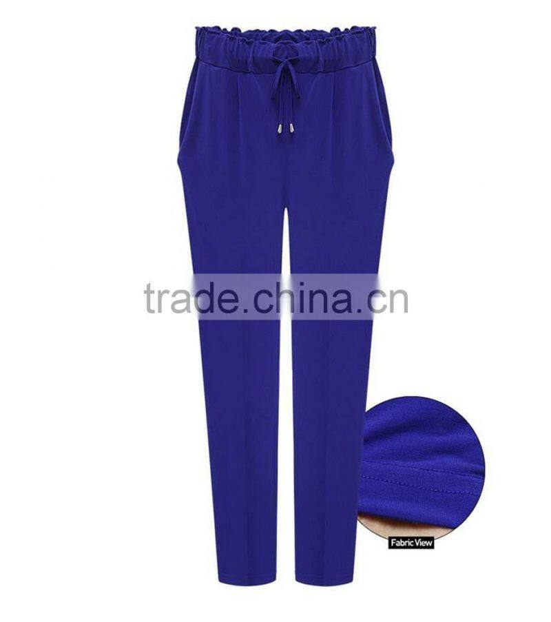 women pants with sashes china wholesale apparel manufacturer lady's yoga pants girls long pants