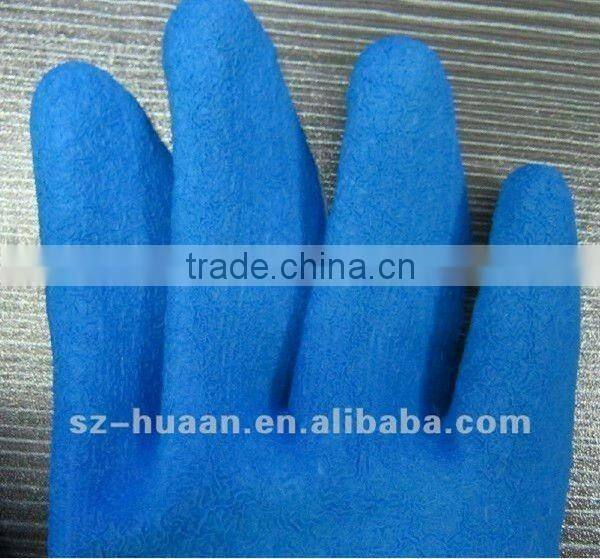 1/4 latex nitrile coated cheap 700g gardon produce-gloves cotton working yarn safety gloves