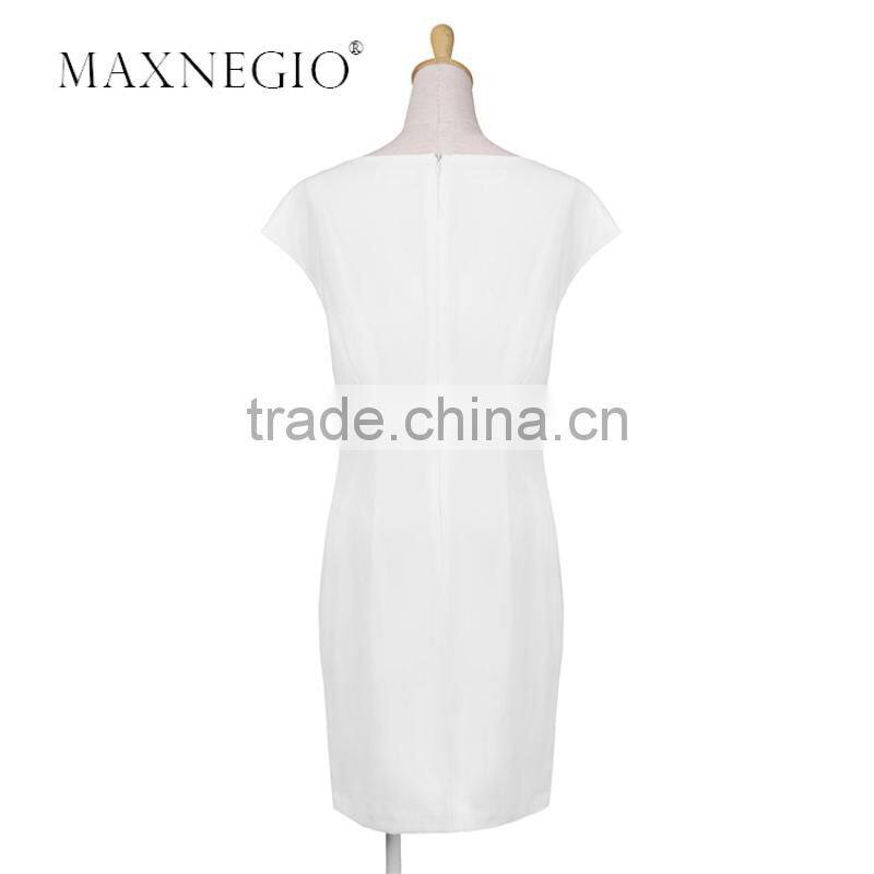 Ladies Office Dresoffice Work Wear knee length Casual dress