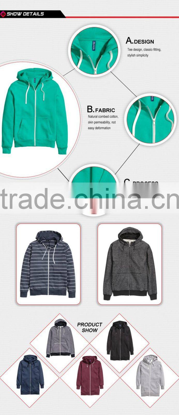 Men's Blank High Quality Tall Hoodies Wholesale Cowl Neck Hoodies